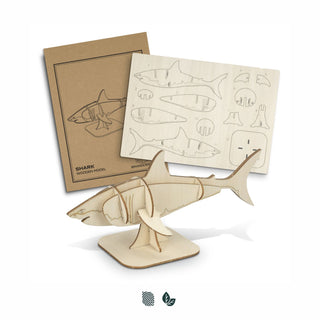 BRANDCRAFT Shark Wooden Model (Natural) — Impact Aware
