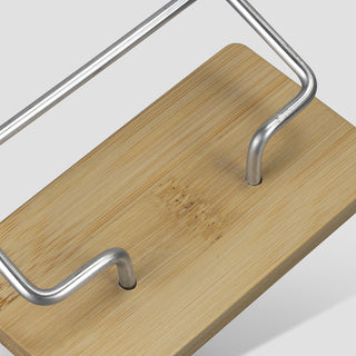 Grove Bamboo Business Card Stand (Natural) — Detail