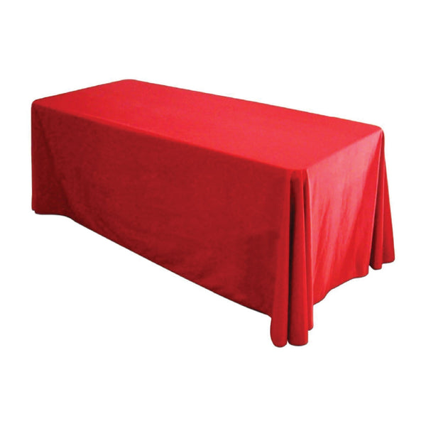 Drape 6 Foot Table Cover Throw (White)