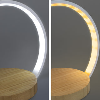Twilight Wireless Charging Night Light (Natural/White) — Detail