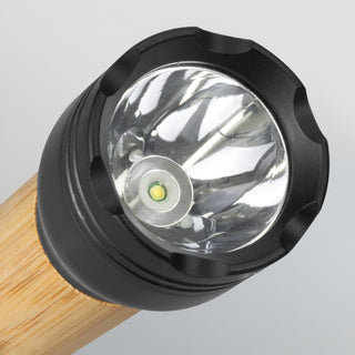Ember Rechargeable Bamboo Torch (Natural/Black) — Detail