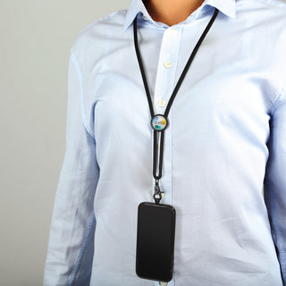 Signal Phone Lanyard (Black) — Feature
