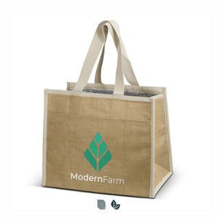 Fjord Jute Cooler Bag (Natural) — Impact Aware