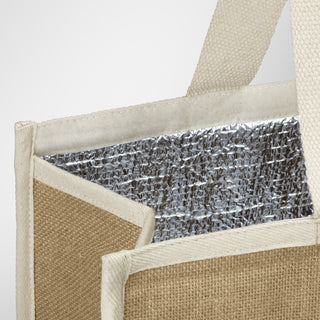 Fjord Jute Cooler Bag (Natural) — Detail