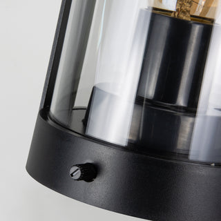Keepsake Halo Lantern (Natural/Black) — Detail