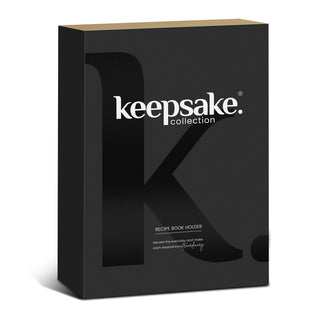 Keepsake Recipe Book Holder (Natural) — Gift Box