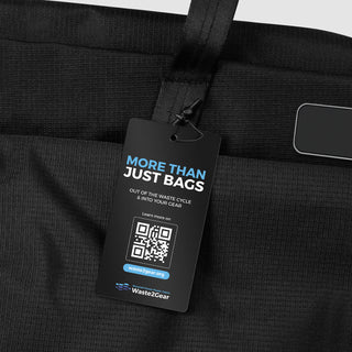 SPICE Waste2Gear Weekend Sports Bag (Black) — Detail