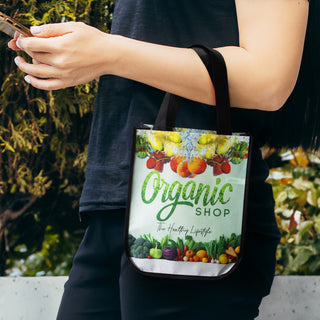 Indigo Tote Bag (White) — Feature
