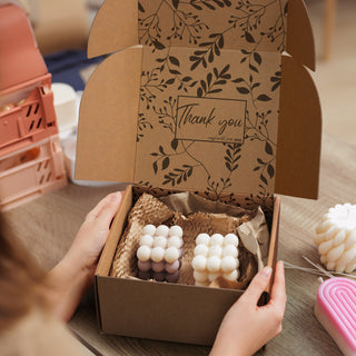 Vault Die Cut Box with Locking Lid - 167x167x83mm (Natural/Natural) — Feature