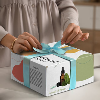Vault Die Cut Box with Locking Lid - 225x225x113mm (Natural/Natural) — Feature