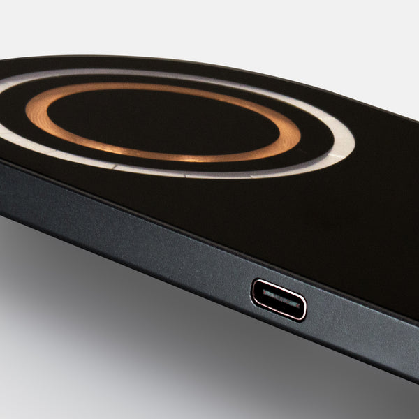 INGENIO Arc Dual Wireless Charger (Gunmetal/Black)