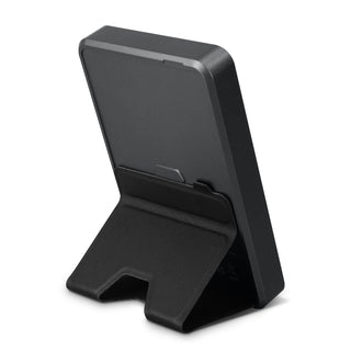 INGENIO Arc Wireless Charging Power Bank (Gunmetal/Black) — Back