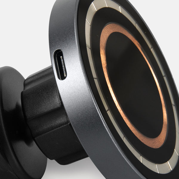 INGENIO Arc Wireless Car Charger (Gunmetal/Black)