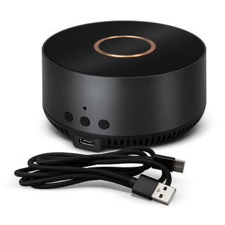 INGENIO Arc Wireless Charging Speaker (Gunmetal/Black)
