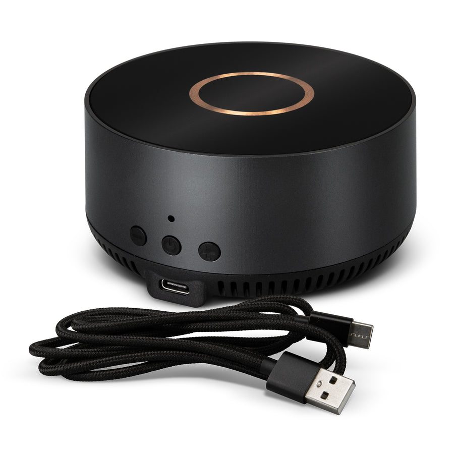 INGENIO Arc Wireless Charging Speaker (Gunmetal/Black)