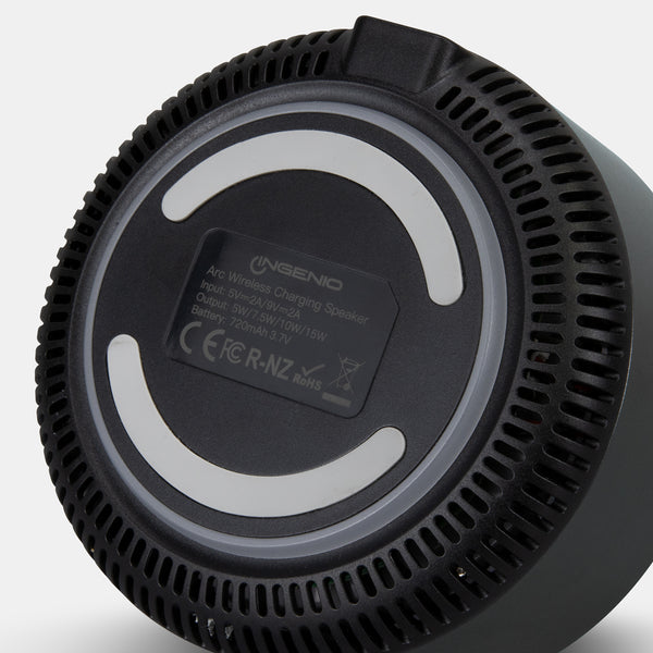 INGENIO Arc Wireless Charging Speaker (Gunmetal/Black)