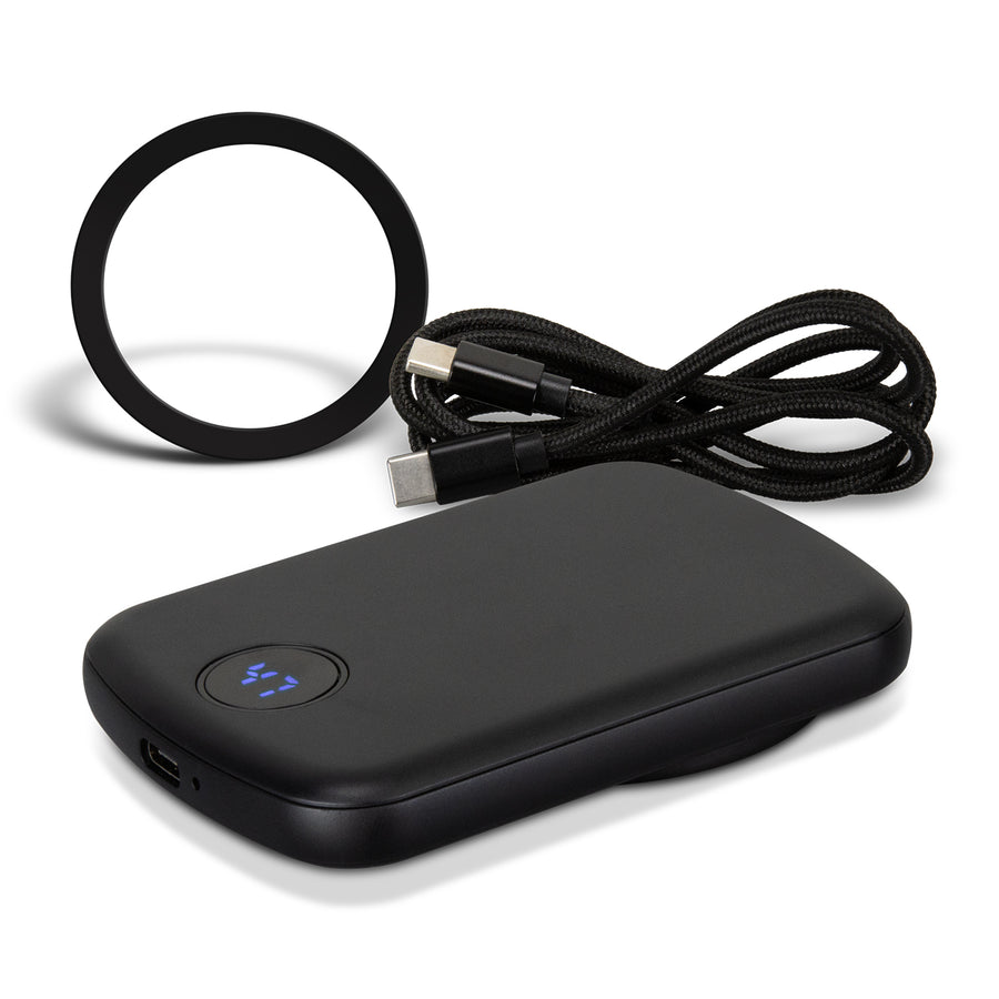 INGENIO MagSnap Wireless Charging Power Bank (Black)