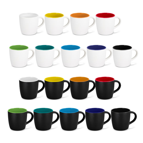 Brew Coffee Mug - Two-Tone (Black Bright Green)