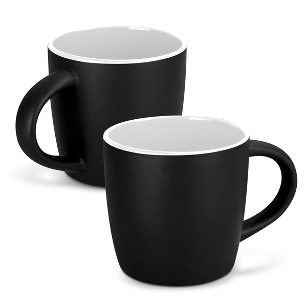Brew Coffee Mug - Two-Tone (Black/White)