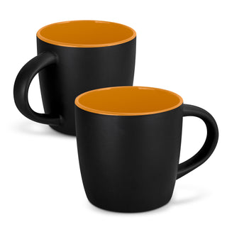 Brew Coffee Mug - Two-Tone (Black/Orange)