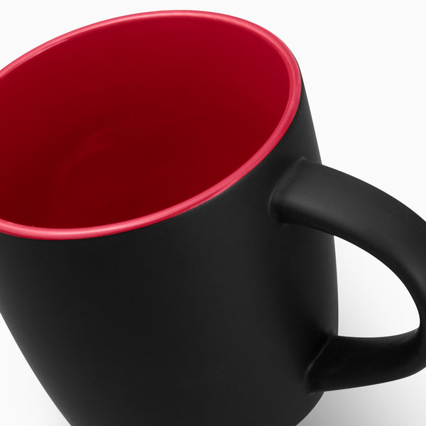 Brew Coffee Mug - Two-Tone (White/Red)