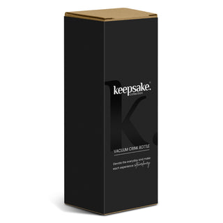 Keepsake Vacuum Drink Bottle (Ecru) — Gift Box