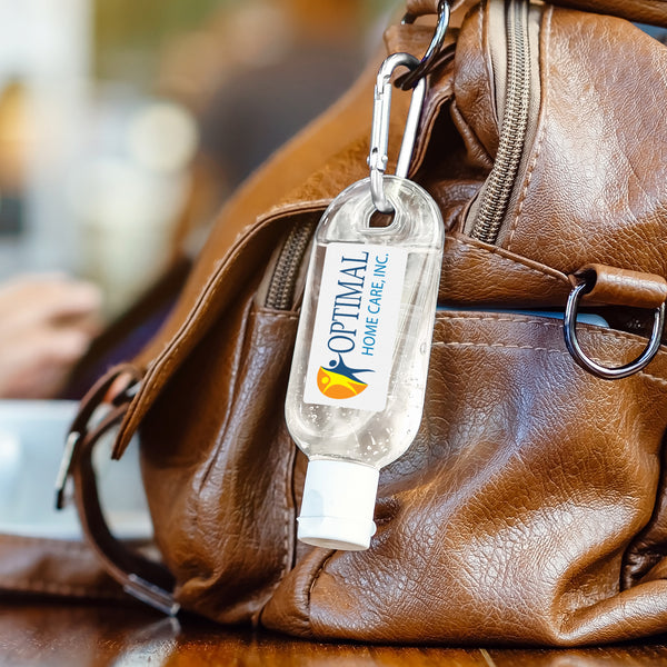 Alpine Carabiner Hand Sanitiser 30ml (Clear)