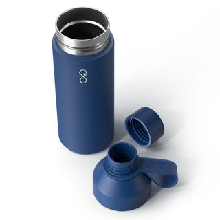 Ocean Bottle Original Vacuum Bottle (Fire Red) — Lid Detail