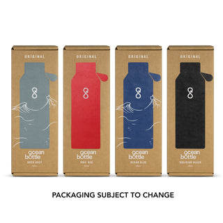 Ocean Bottle Original Vacuum Bottle (Rock Grey) — Gift Box