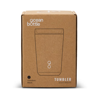 Ocean Bottle Vacuum Tumbler (Obsidian Black) — Gift Box