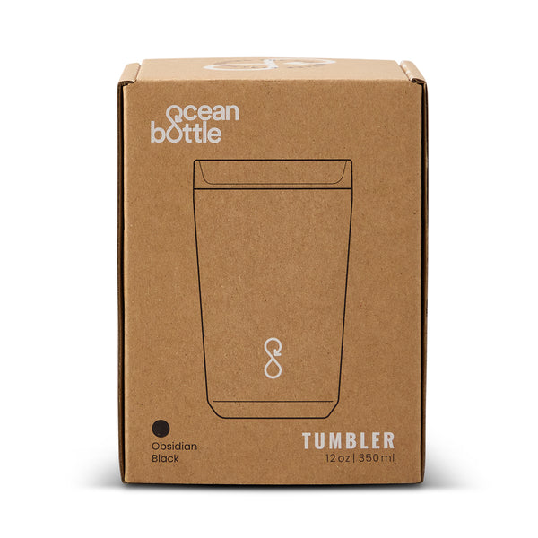Ocean Bottle Vacuum Tumbler (Obsidian Black)