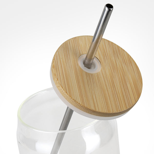 Basin Glass Tumbler (Clear/Natural)
