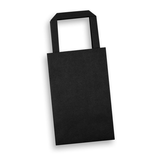 Grain Small Flat Handle Paper Bag Portrait (White)