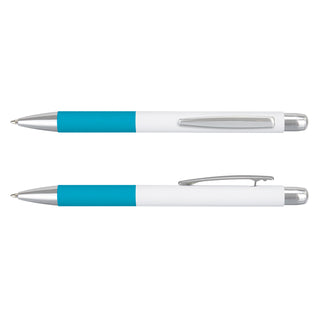 Bravo Pen (White/Light Blue)
