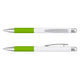 White/Bright Green