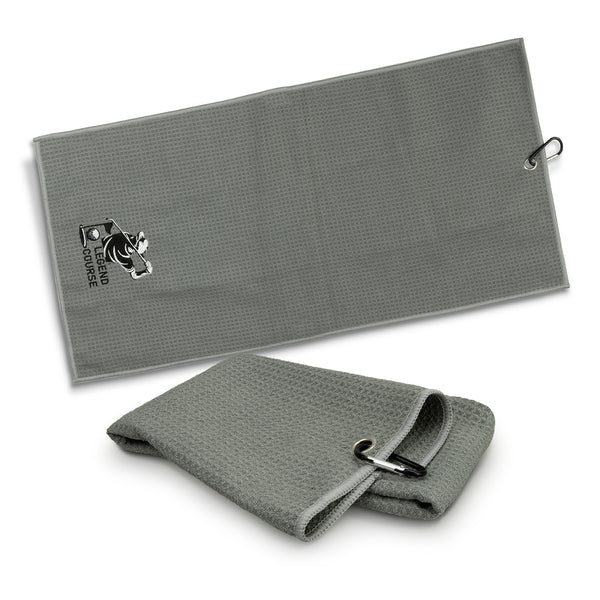 Drift Waffle Golf Towel (Grey)