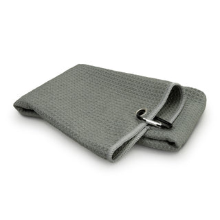 Drift Waffle Golf Towel (Purple) — Folded