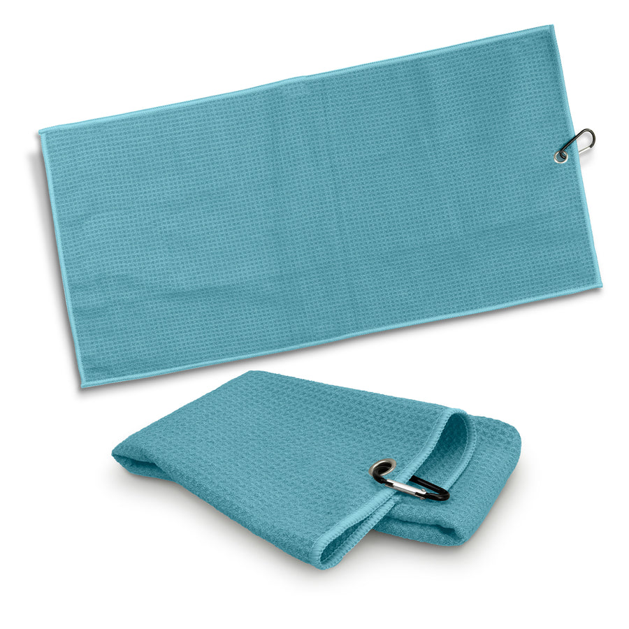Drift Waffle Golf Towel (Light Blue)