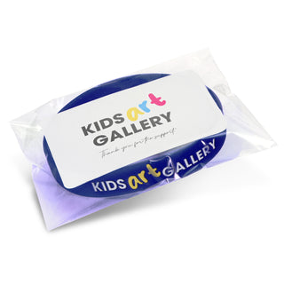 Kids Silicone Wrist Band - Debossed (Dark Green) — Packaging Label