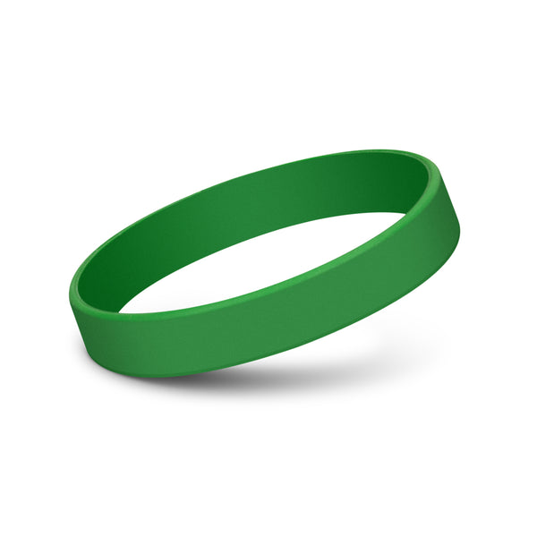 Strike Silicone Wrist Band - Embossed (Dark Green)