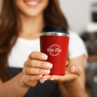 Ember Coffee Cup (Navy) — Feature