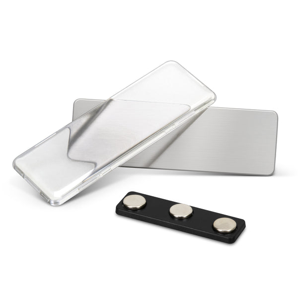 Stamp Name Badge (Silver)
