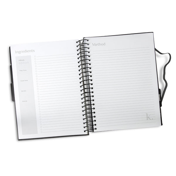 Keepsake Recipe Journal (Charcoal)