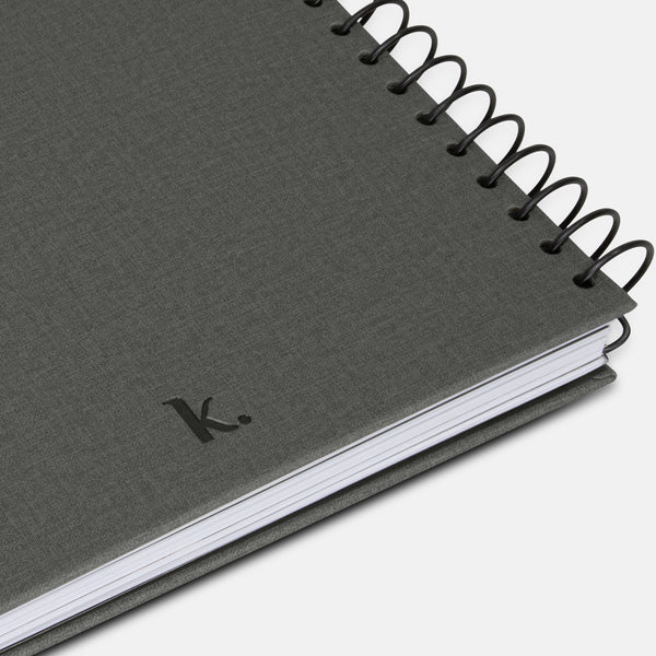 Keepsake Recipe Journal (Charcoal)
