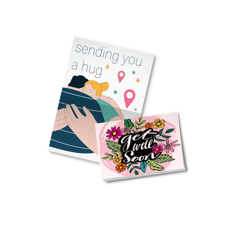 Parchment A7 Greeting Card (White)