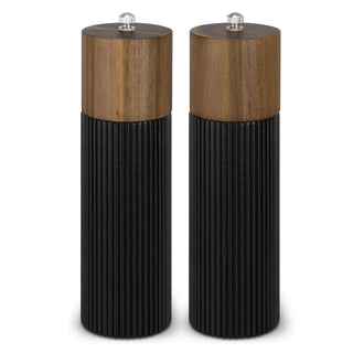 Keepsake Noir Salt and Pepper Grinders (Black/Natural)