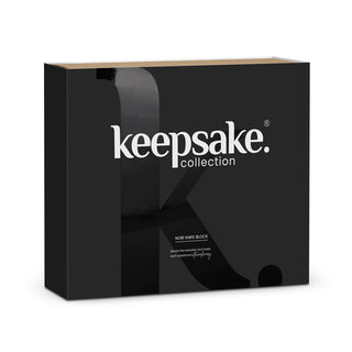 Keepsake Noir Knife Block (Black/Natural) — Gift Box