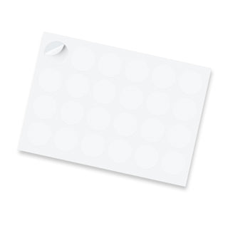 Cipher Sticker Sheet 44mm Circle - Gloss (White)