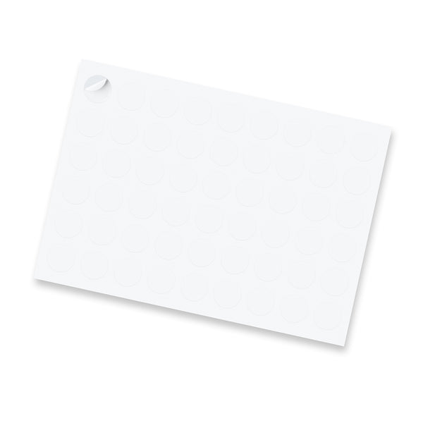 Cipher Sticker Sheet 26mm Circle - Matte (White)