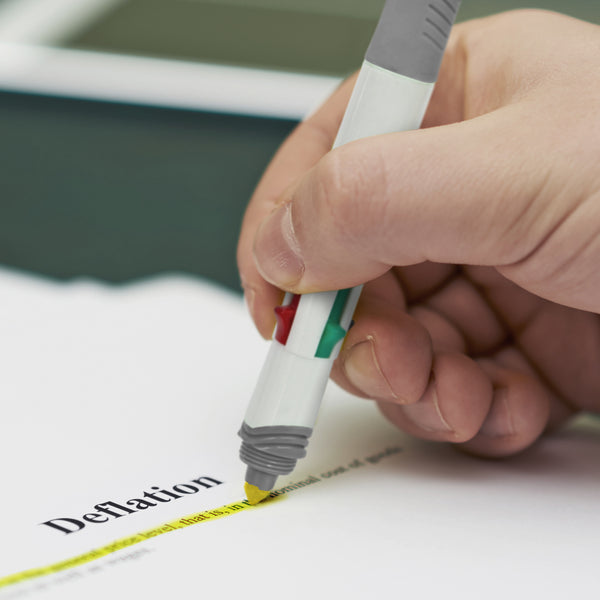 Prism Highlighter Pen (White/Grey)
